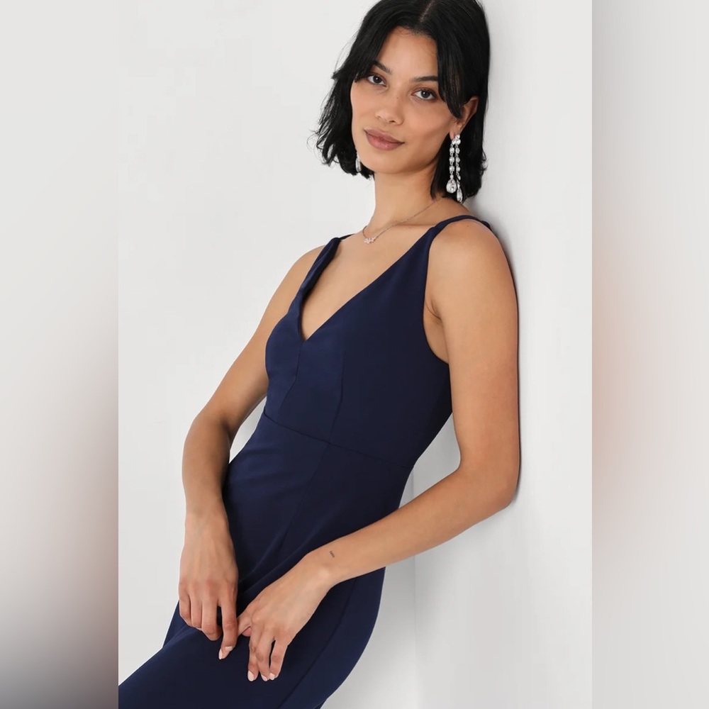 Lulus Navy Melora Gown